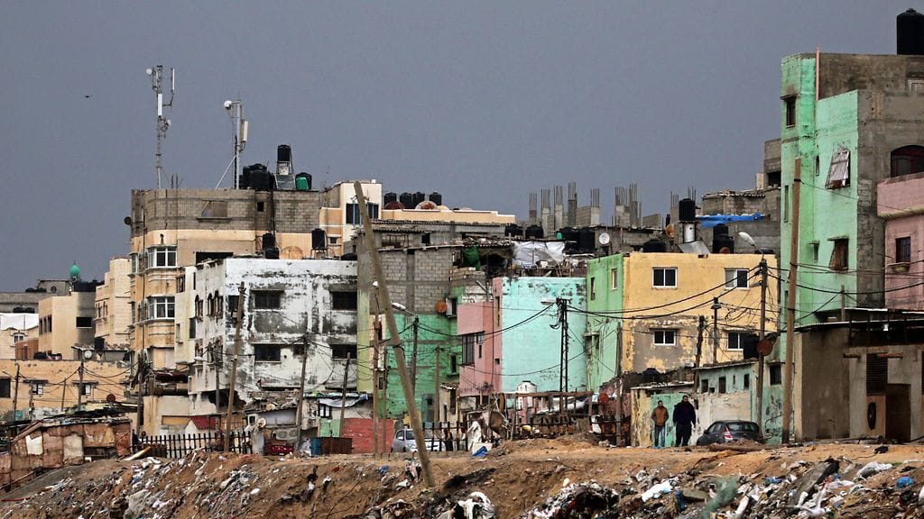 Al-Shatin pakolaisleiri Gazan kaistalla.