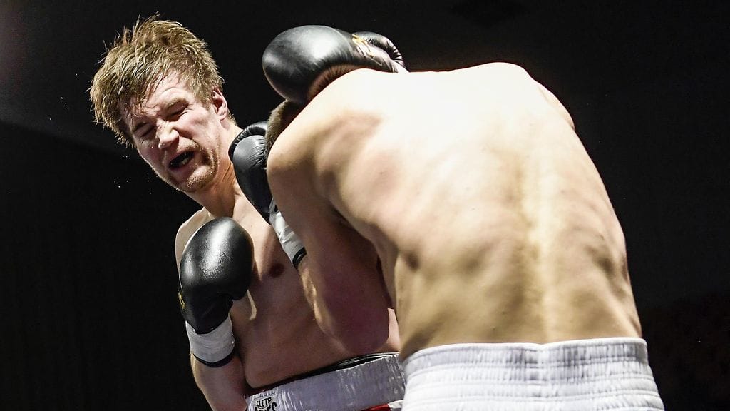 Timo Laineella (vas.) on edessään uransa toistaiseksi suurin ottelu.