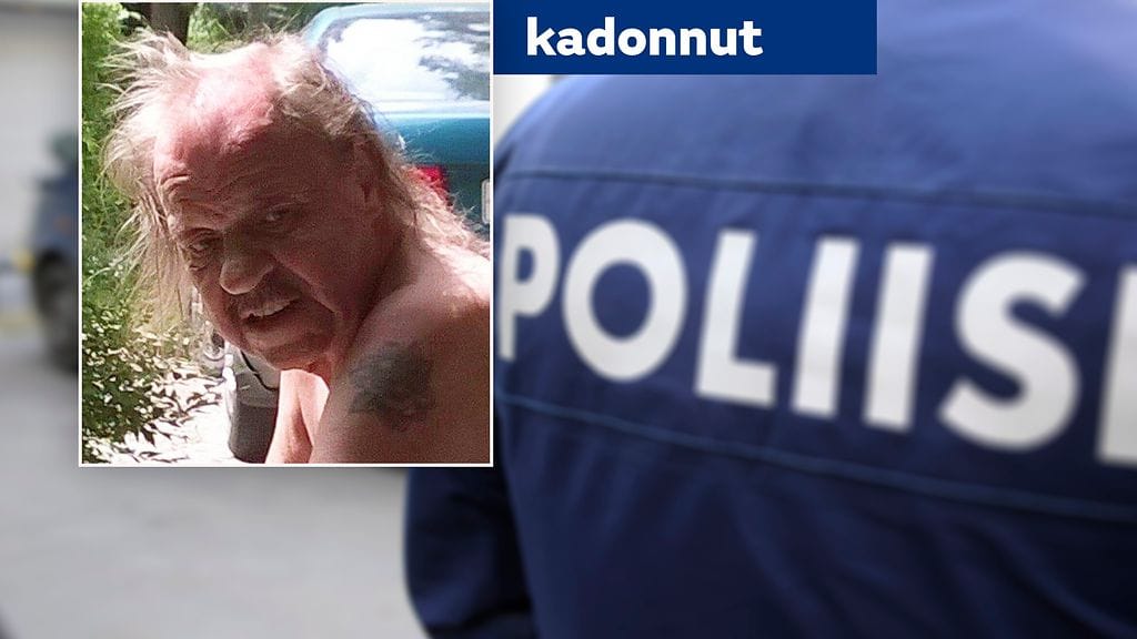 Kadonneen miehen uskotaan liikkuvan Salon alueella.