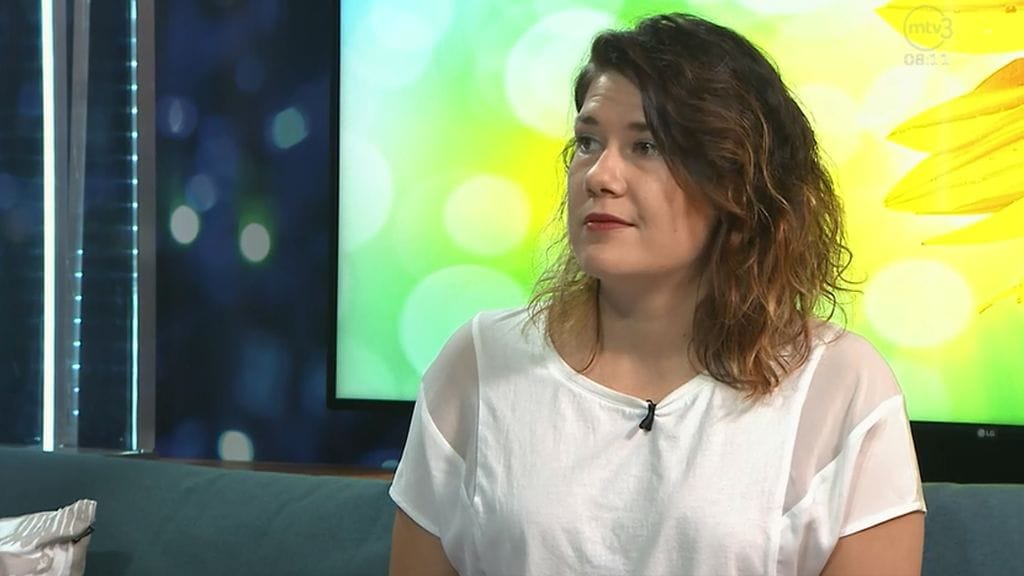 Heidi Lindén vieraili viime syksynä Huomenta Suomen lähetyksessä.