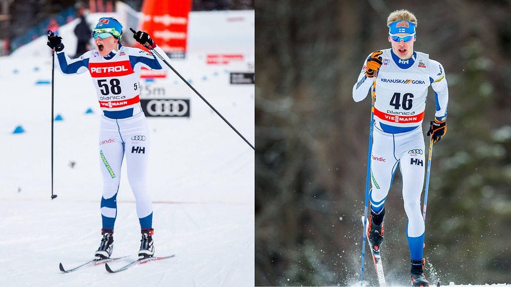 Krista Pärmäkoski ja Iivo Niskanen ovat Suomen suurimmat mitalitoivot hiihdossa.