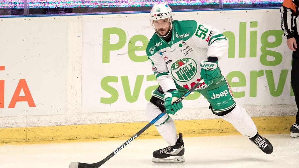 Juhamatti Aaltonen Röglen paidassa tammikuussa.