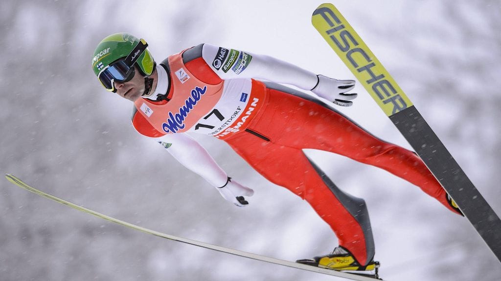 Toni Nieminen uskoo Janne Ahosen (kuvassa) mahdollisuuksiin yltää olympialaisissa 20 parhaan joukkoon.