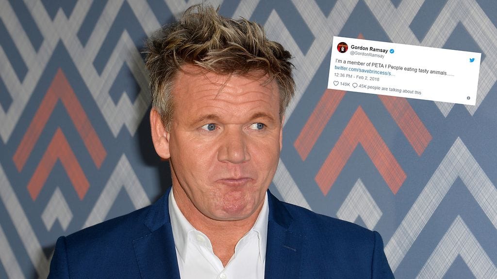 Suorapuheisuudestaan tunnettu Gordon Ramsay ei säästele sanojaan myöskään Twitterissä.