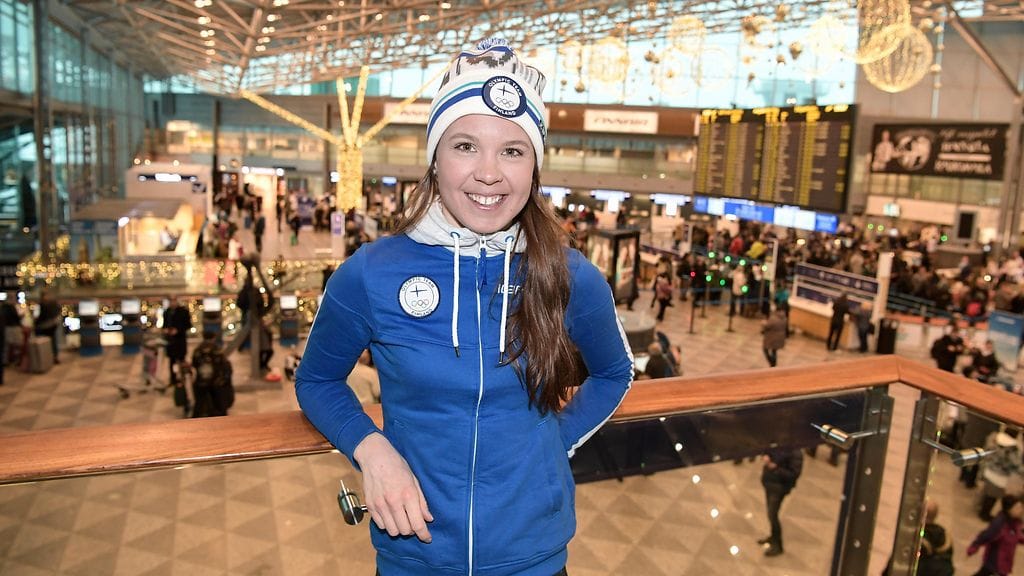Kerttu Niskanen edustaa Suomen hiihtojoukkuetta PyeongChangin olympialaisissa.