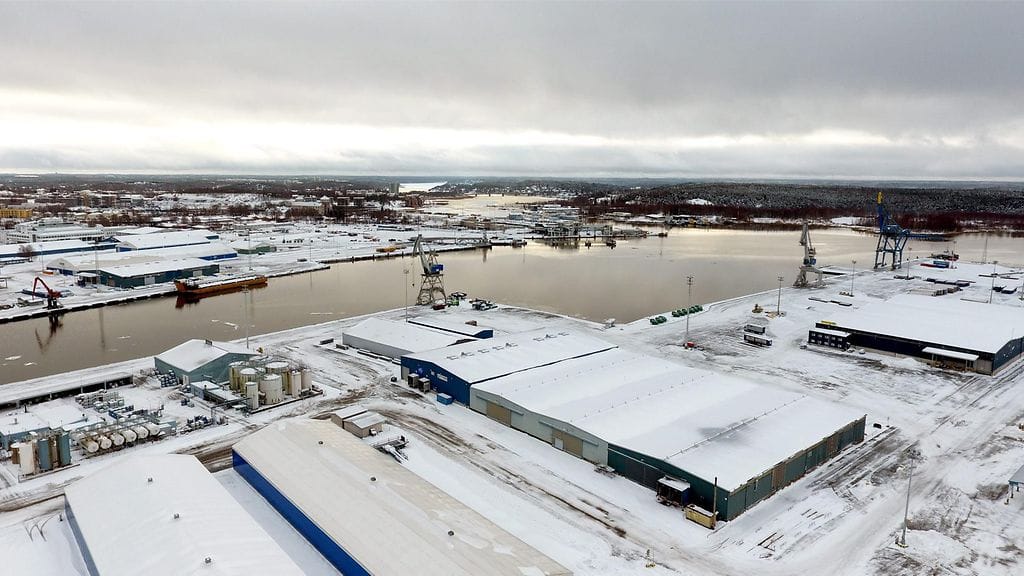 Kuvituskuvaa Turun satamasta.