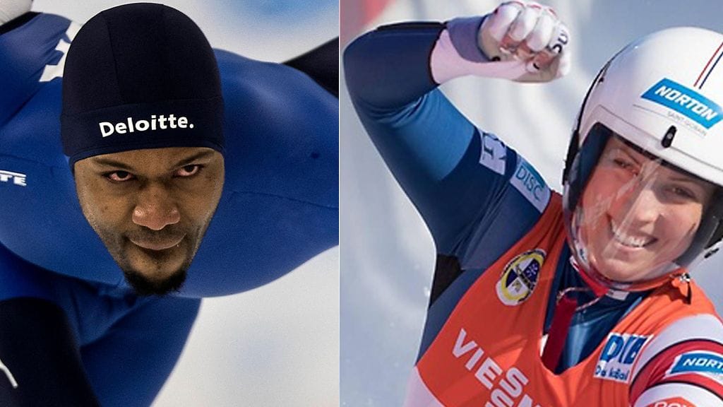 Shani Davis (vas.) hävisi kolikonheiton Erin Hamlinille.