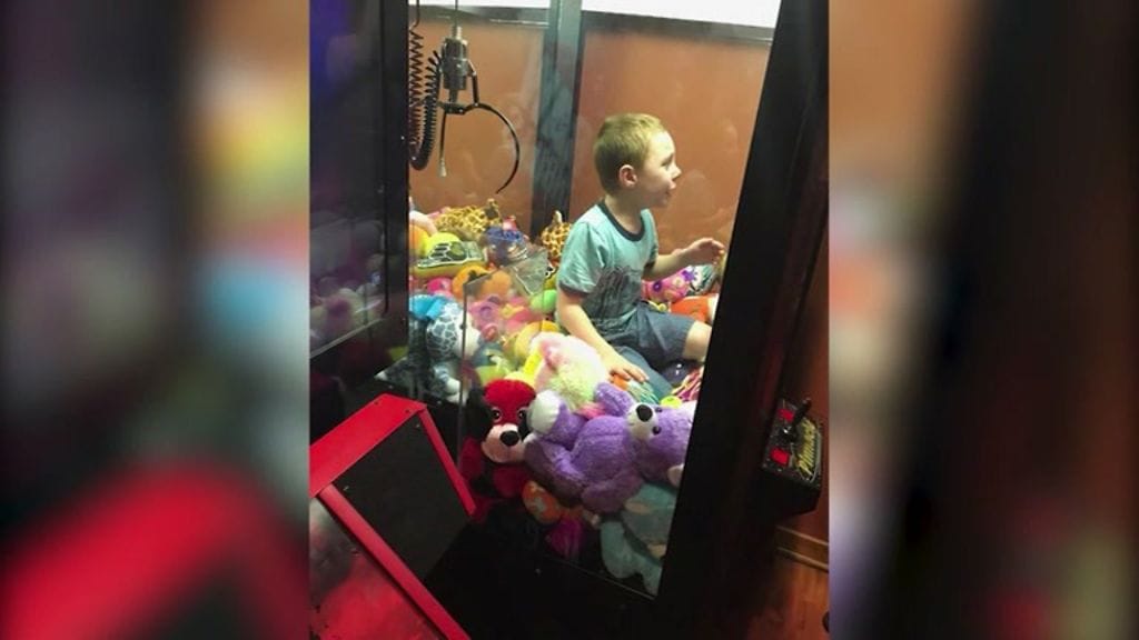 Hän todella halusi pehmolelun, mutta köpelösti kävi.