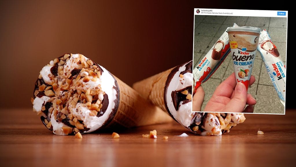 Unilever on tuonut kauppoihin kolme erilaista Kinder-jäätelömakua.