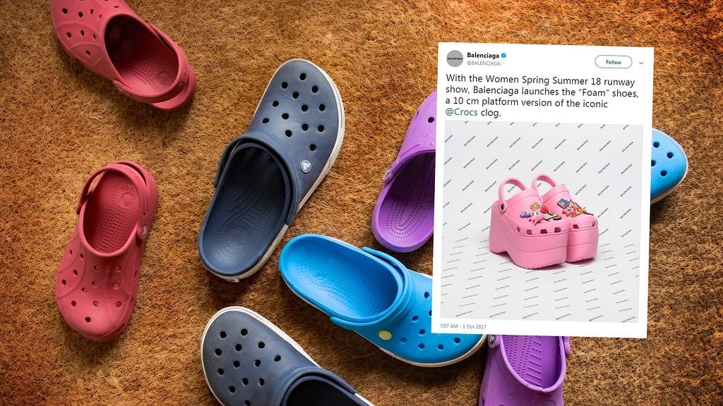 Luksus-Crocksit eivät sovellu erityisen hyvin puutarhakengiksi.