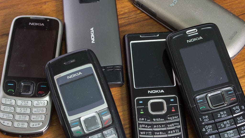 retro kännykkä vanha nokia matkapuhelin