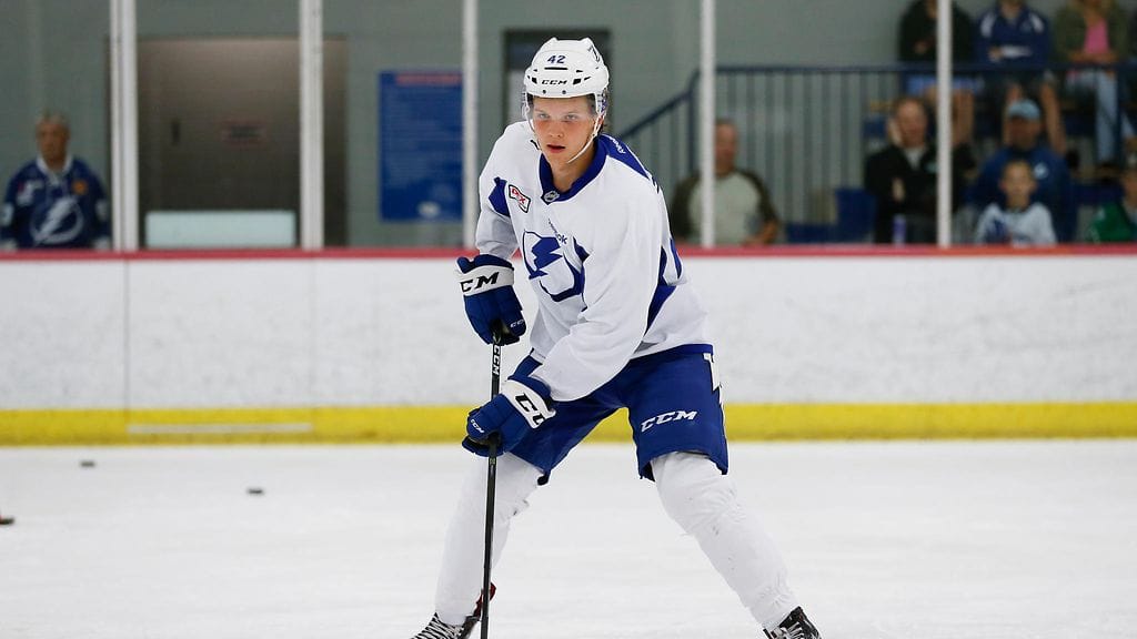 Otto Somppi Tampa Bayn kehitysleirillä viime kesänä.