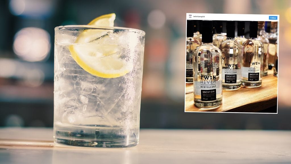 Twin River -tislaamon uutuustuote sisältää 77 prosenttia alkoholia.