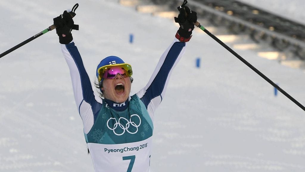 Krista Pärmäkoski lähtee sprinttiin yhtenä mitalisuosikeista.