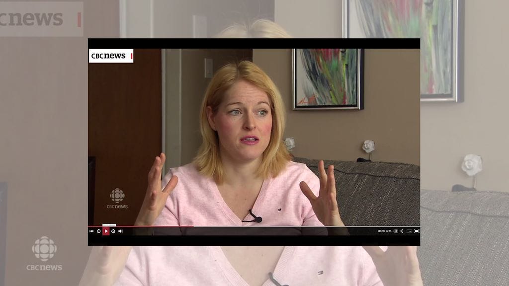 Kanadalainen Leah Ross on edelleen tekemisissä kotiinsa murtautuneen murtovarkaan kanssa. Kuvan lähde CBC News
