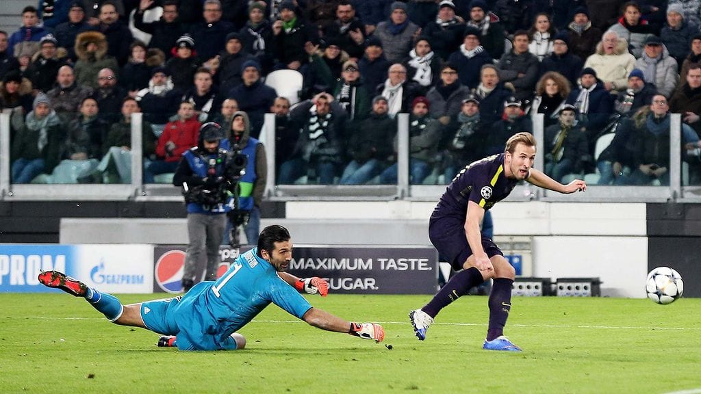 Harry Kane viimeisteli komean 1–2-kavennusmaalin vieraissa Juventusta vastaan. Ottelu päättyi lopulta Tottenhamin kannalta arvokkaaseen 2–2-tasapeliin.