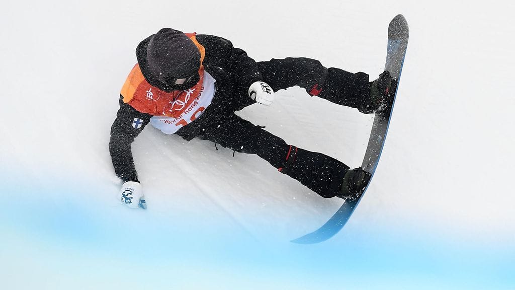 Peetu Piiroinen kävi ahterillaan jokaisessa laskussa.