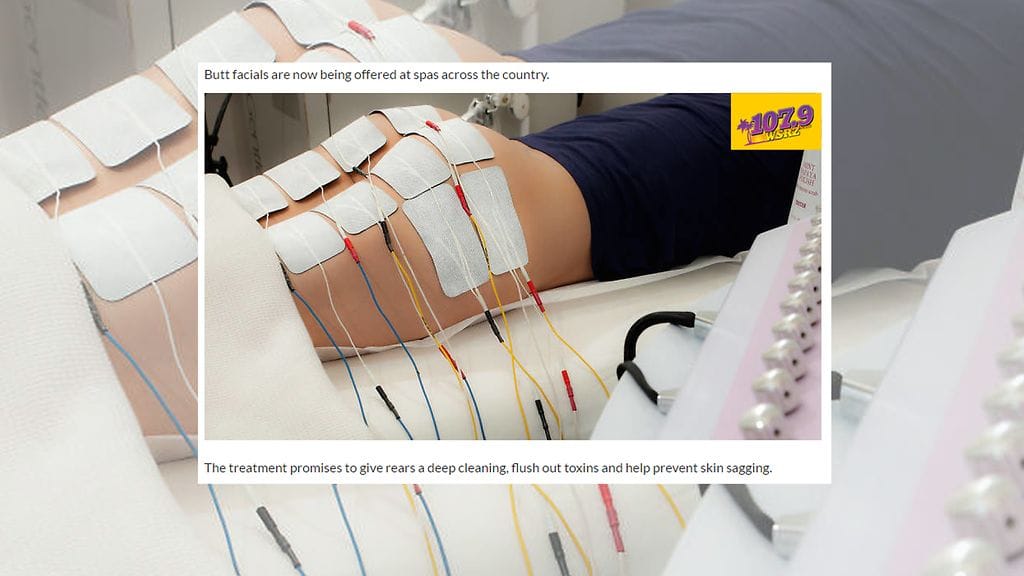 Takapuolen kasvohoito. Kuvan lähde wsrz.iheart.com