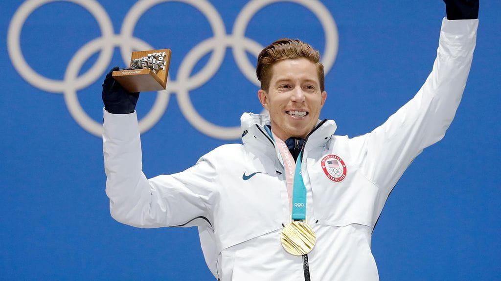 Shaun White juhli uransa kolmatta olympiakultaa.