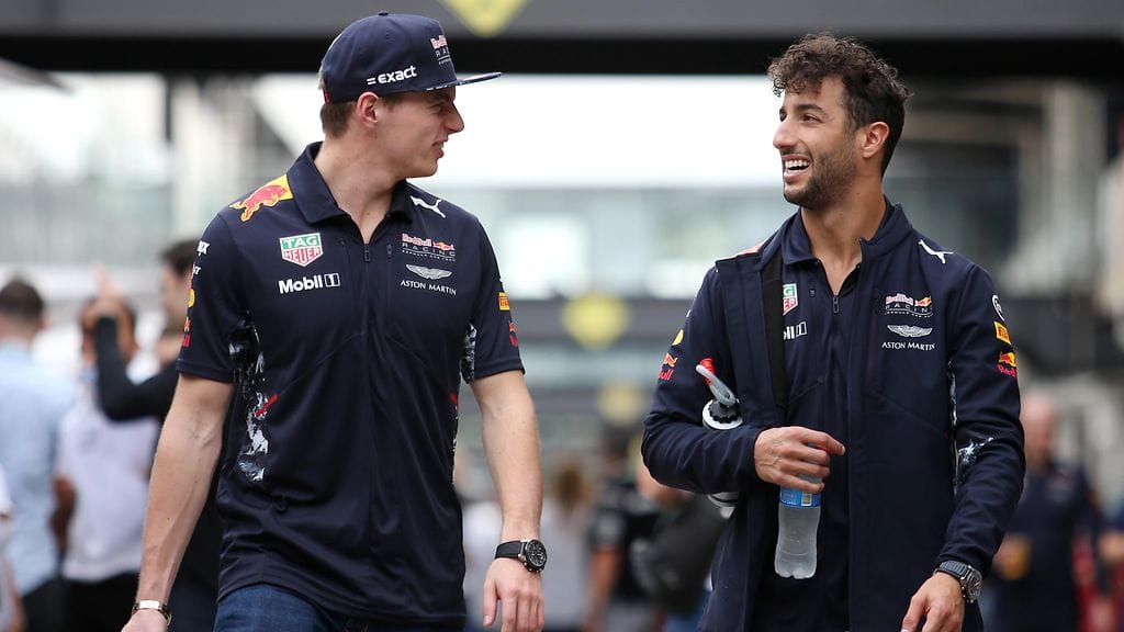 Max Verstappen ja Daniel Ricciardo