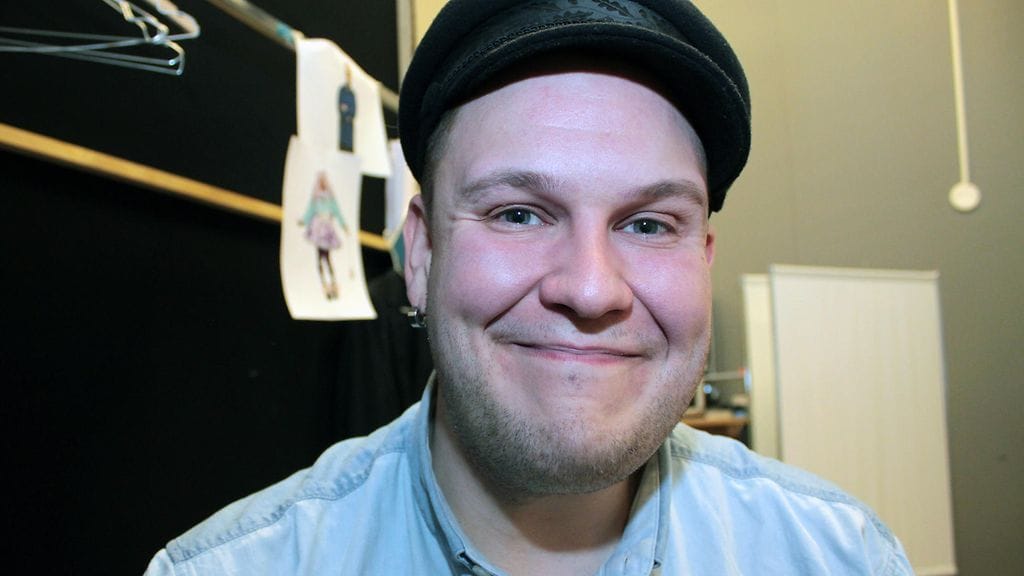 Mikko Penttilä Putous-studiolla 15. helmikuuta 2018.