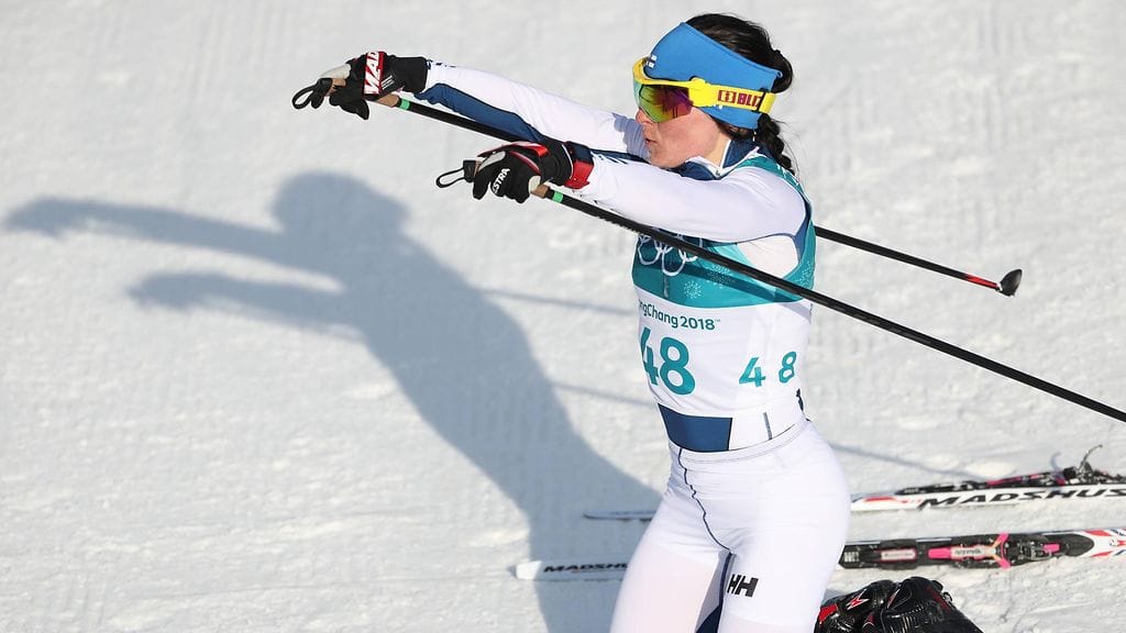 Krista Pärmäkoski sivakoi jo kisojen toisen pronssinsa. Torstaina hän sijoittui kolmanneksi samalla ajalla Marit Björgenin kanssa 10 kilometrin vapaan väliaikalähtökisassa.