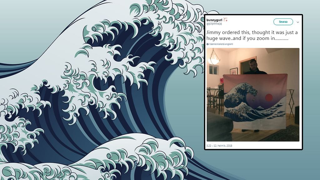 Miehen tilaama "aaltotaulu" ei ollut ihan sellainen kuin hän kuvitteli.