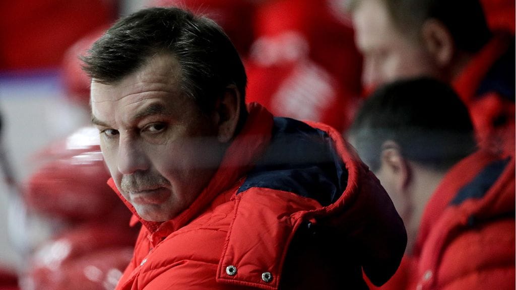 Oleg Znarok luotsaa Venäjän olympiaurheilijoiden jääkiekkojoukkuetta.
