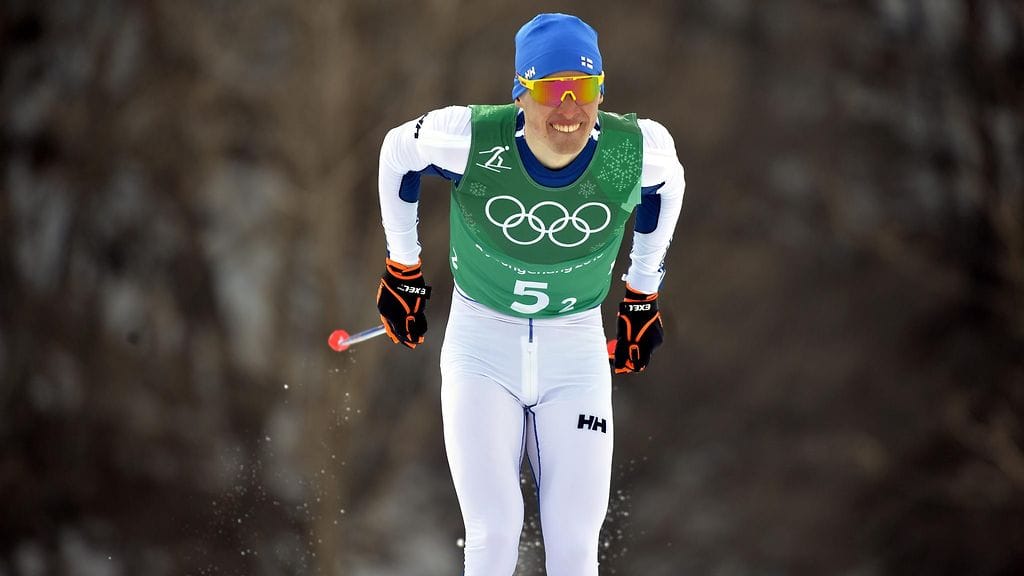 Iivo Niskanen viestiladulla.