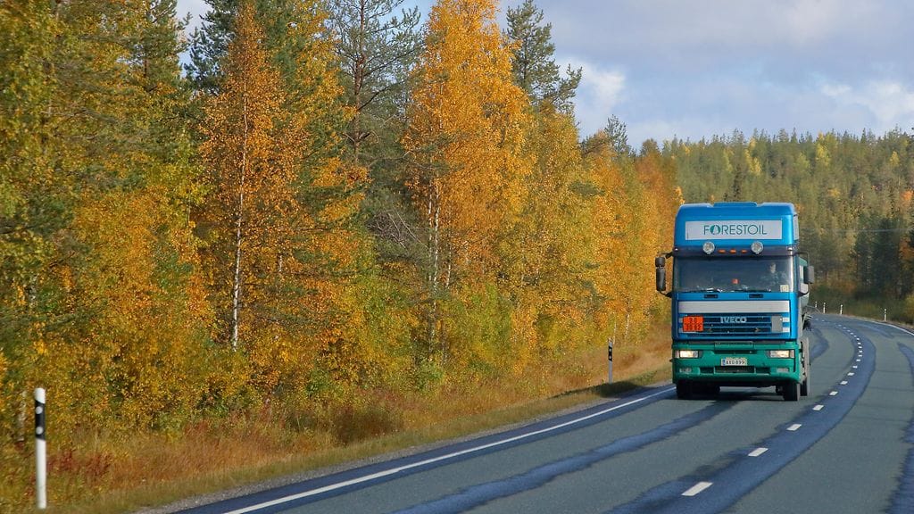 Kuvan kuorma-auto ei liity tapaukseen. Kuvituskuva.