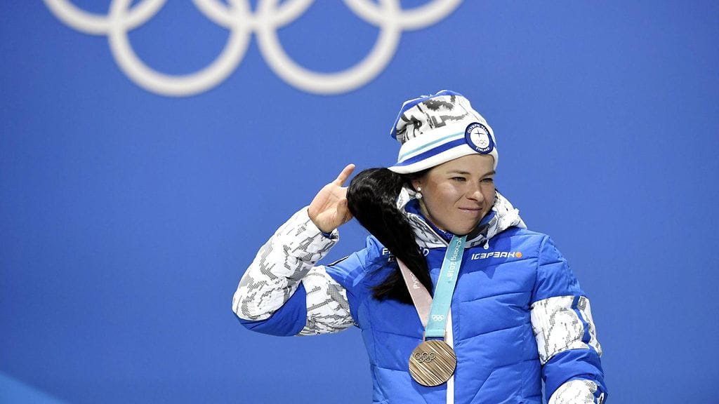 Krista Pärmäkoski on saavuttanut Pyeongchangissa kaksi pronssimitalia.