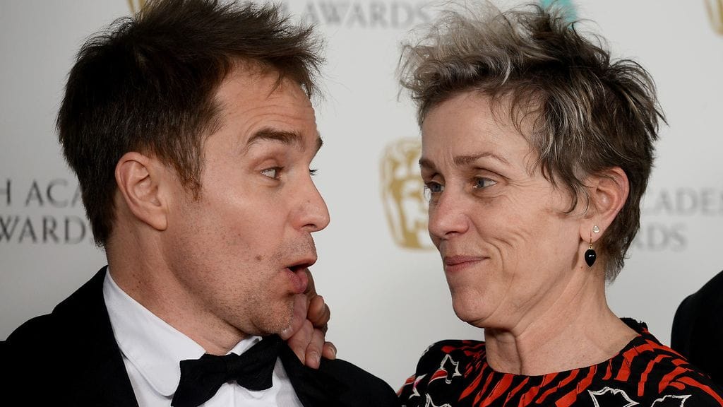 Sam Rockwell ja Frances McDormand.
