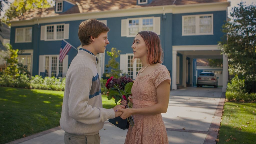 Lady Bird 2018 Lucas Hedges ja Saoirse Ronan