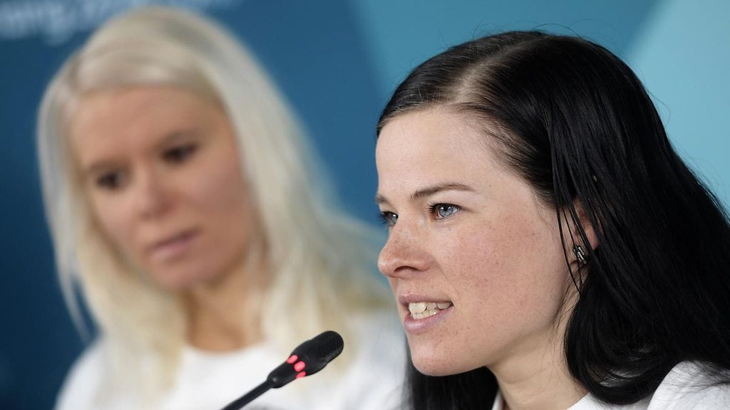 Krista Pärmäkoski (oik.) ja Mari Laukkanen muodostavat Suomen naisten parisprinttijoukkueen.