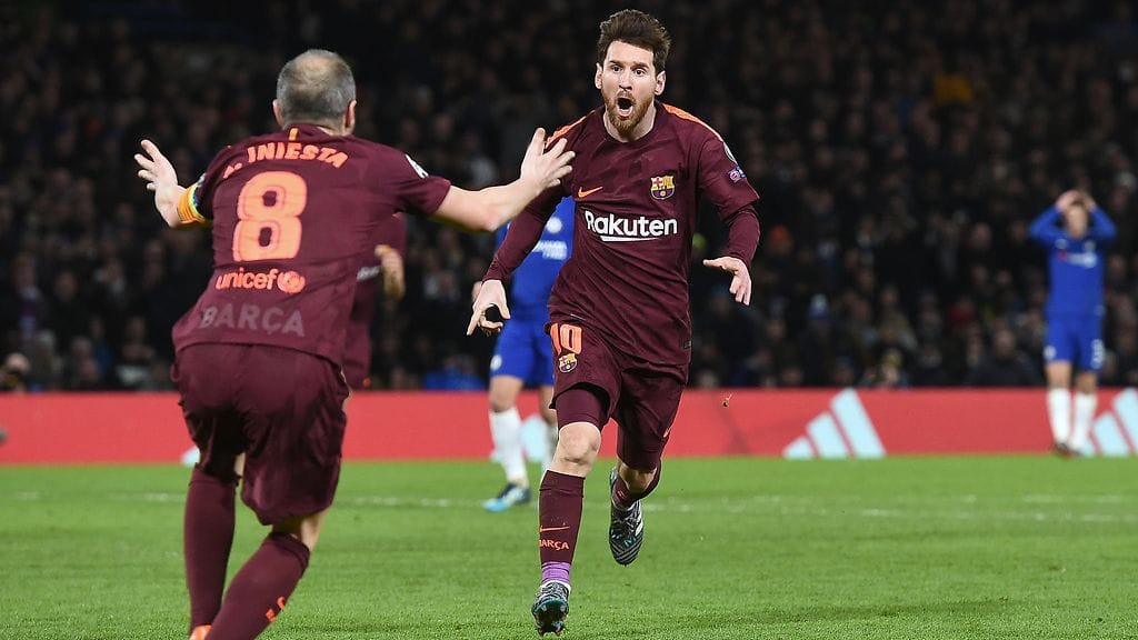 Andres Iniesta (etualalla) ja Lionel Messi (keskellä) ovat kylvänneet tuhoa FC Barcelonan riveissä useiden vuosien ajan.