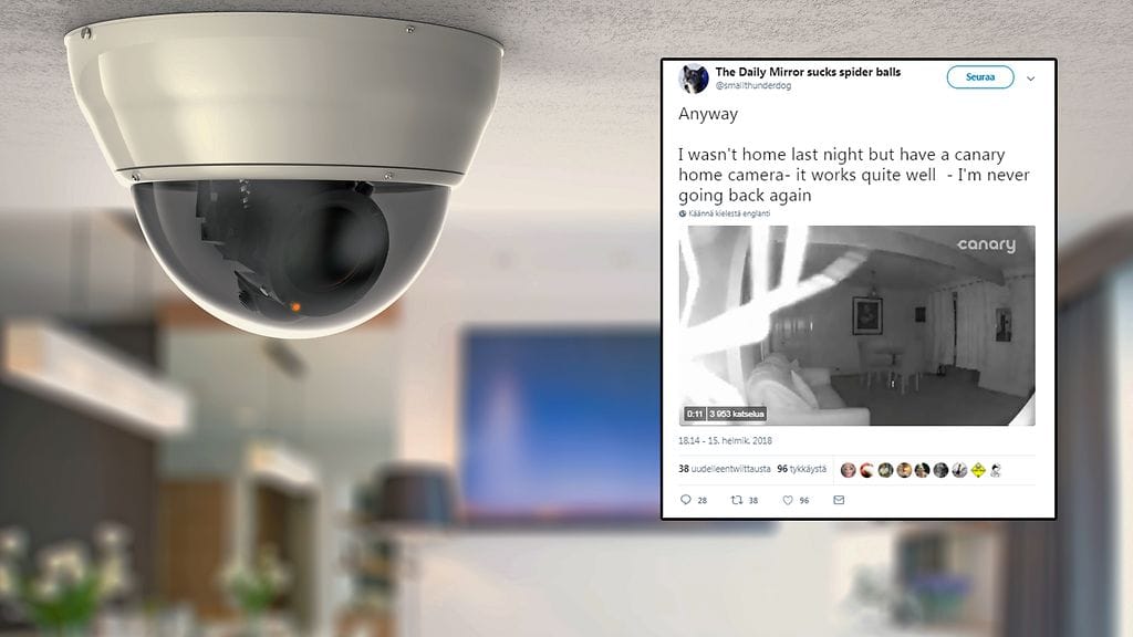 Brittimiehen kotona kävi kutsumaton vieras.