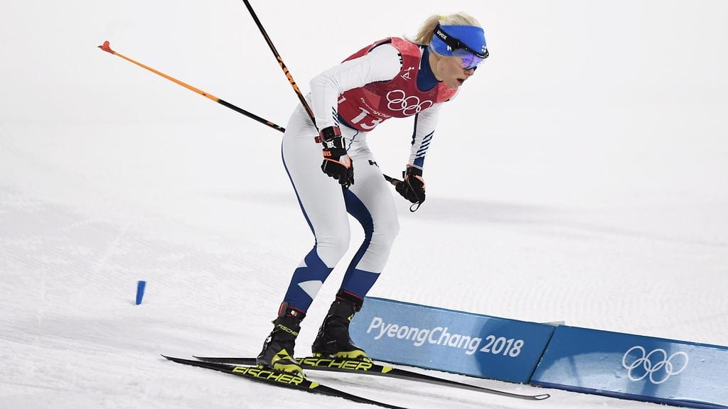 Mari Laukkanen hyytyi pahasti toisella osuudellaan.