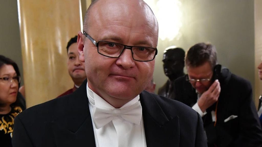 Tapio Suominen itsenäisyyspäivän juhlavastaanotolla 6. joulukuuta 2017.