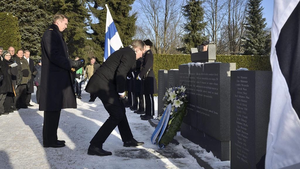 Seppeleenlasku Viron itsenäisyys 22.2.