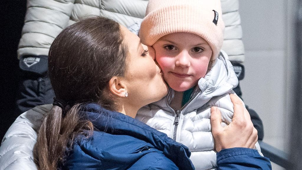 Victoria ja Estelle kuvattuna Ockelbossa Ruotsissa 25. tammikuuta 2018.