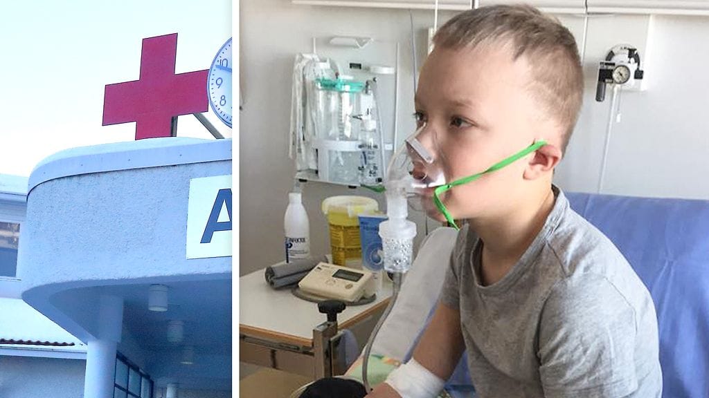 Yhdeksänvuotias poika joutuu käytännössä aina sairaalahoitoon saadessaan flunssan.