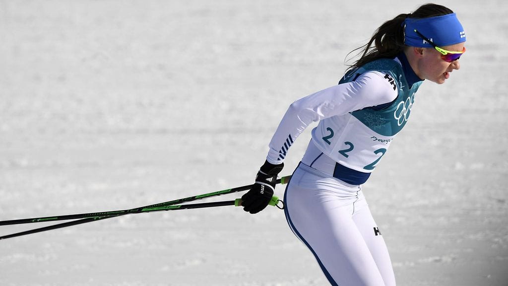 Johanna Matintalo sivakoi 30 kilometrillä 18:nneksi.