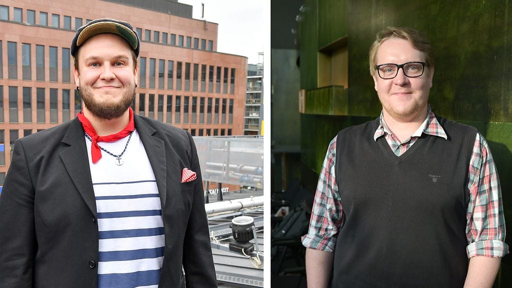 Mikko Penttilä (vas.) ja Santtu Karvonen ovat tottuneet siihen, että heidät sekoitetaan.