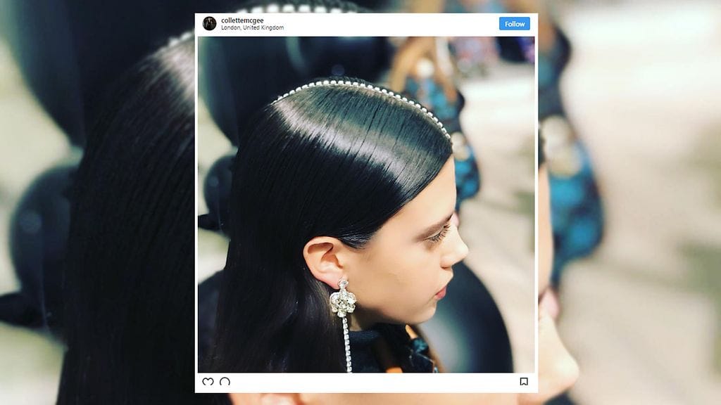 Markus Lupfer esitteli timanttijakaukset Lontoon muotiviikoilla.