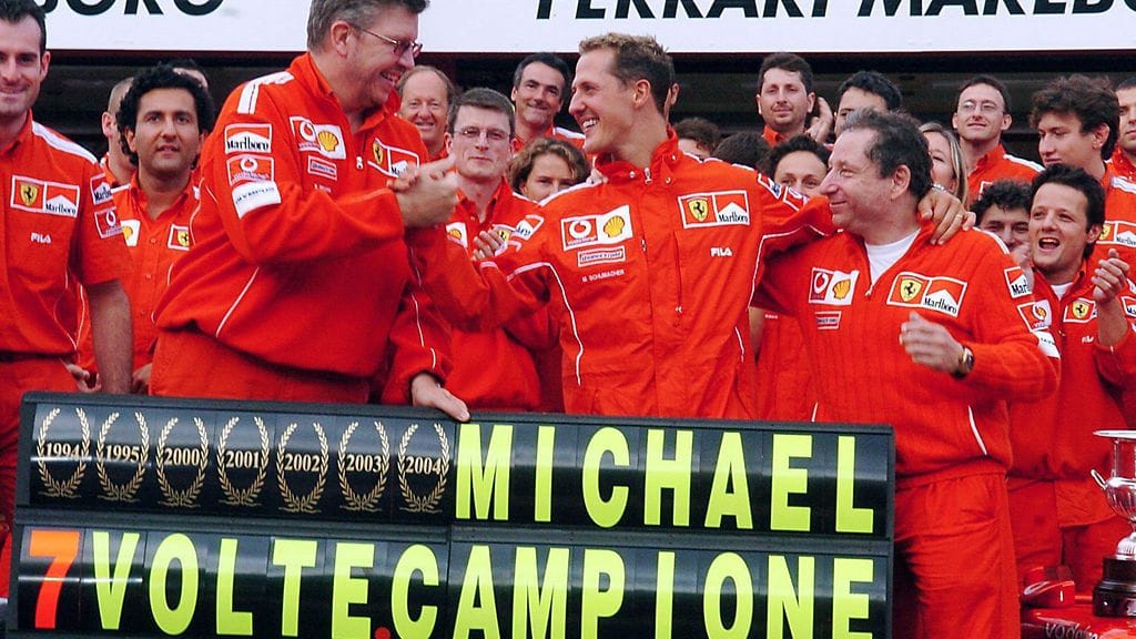 Michael Schumacher voitti urallaan seitsemän maailmanmestaruutta.