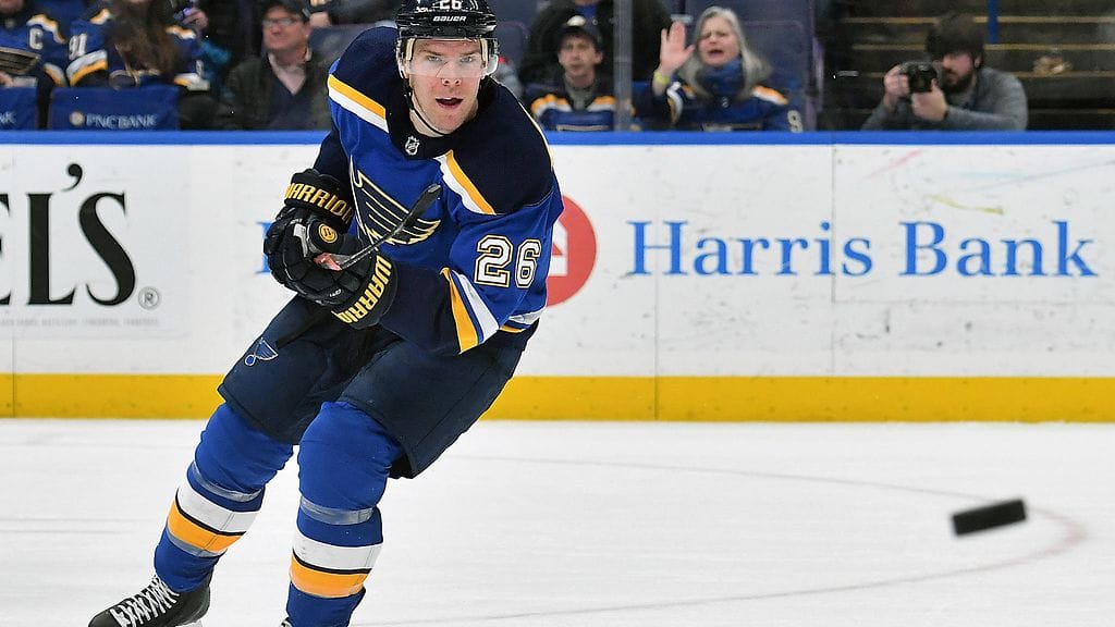 Paul Stastny siirtyi Winnipeg Jetsiin St. Louis Bluesista.