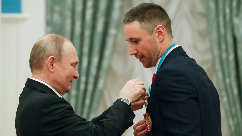 Venäjän presidentti Vladimir Putin onnitteli keskiviikkona Ilja Kovaltshukia jääkiekon olympiavoitosta.