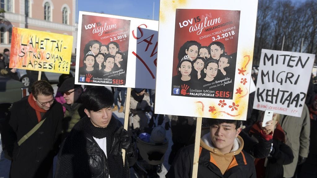 loviisa irak mielenosoitus