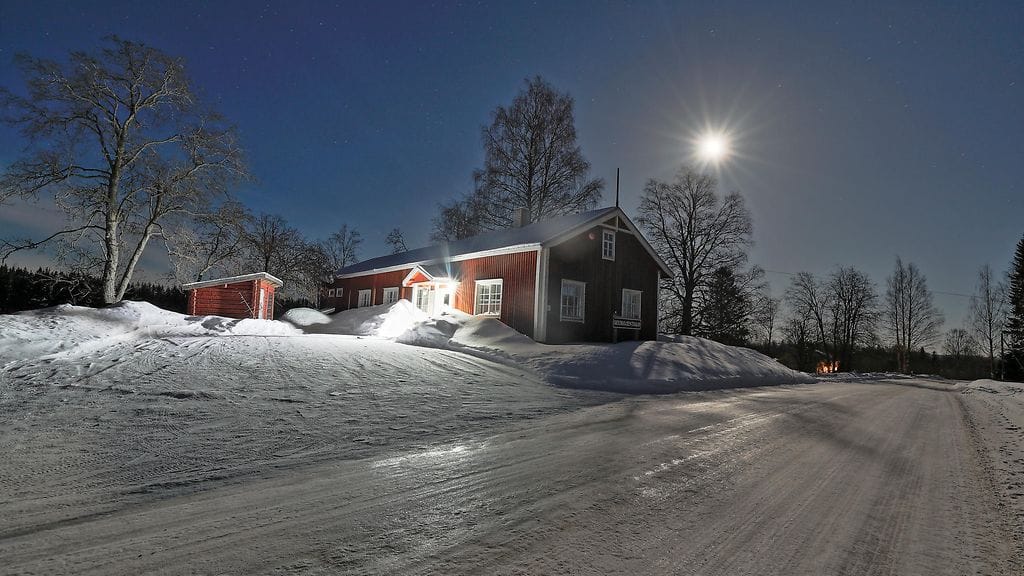 Kuvituskuvaa pakkasyöstä.