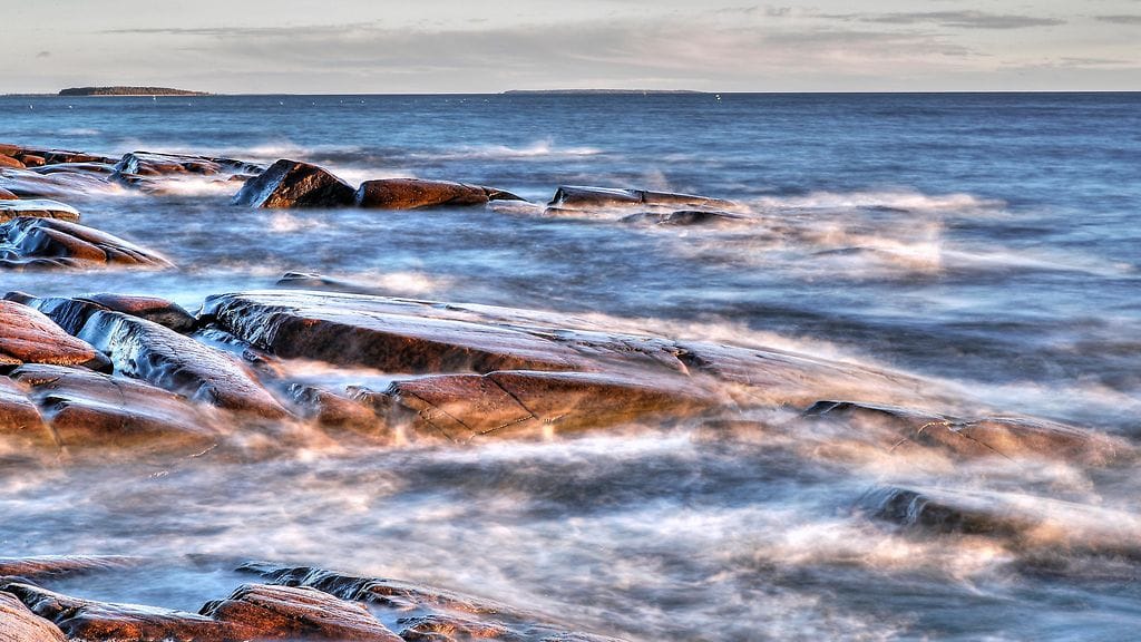 Merimaisemaa Porin Mäntyniemessä.